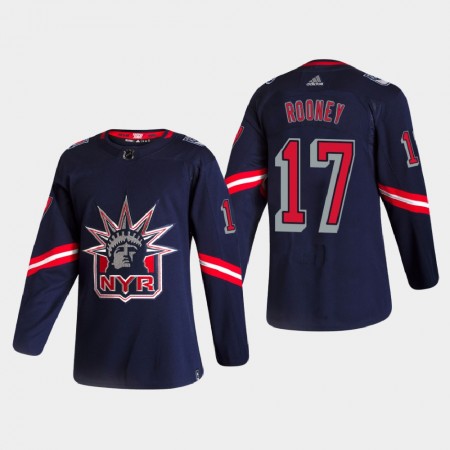 Dresovi New York Rangers Kevin Rooney 17 2020-21 Reverse Retro Authentic - Muške Dresovi New York Rangers Kevin Rooney 17 2020-21 Reverse Retro Authentic - Muške